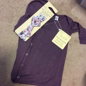 Copper Pearl Gown with Headband